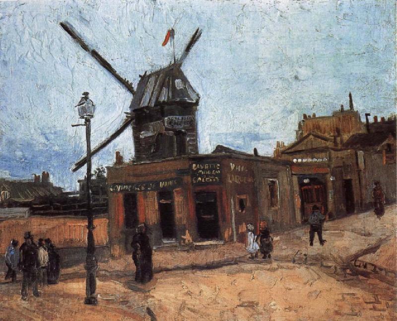 Vincent Van Gogh Le Moulin de la Galette Germany oil painting art